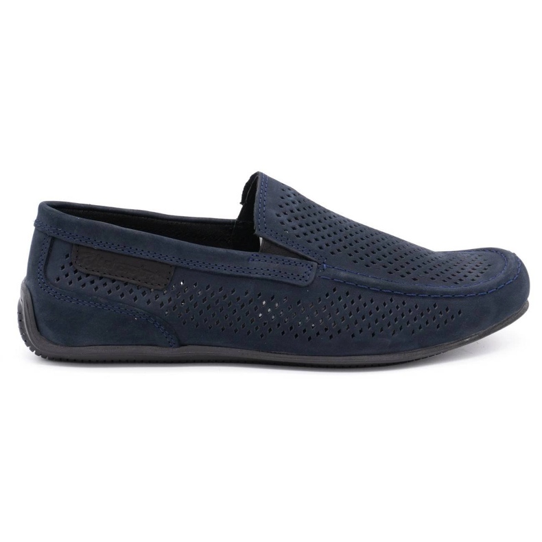 Polbut Mocasines hombre piel 2105P azul marino