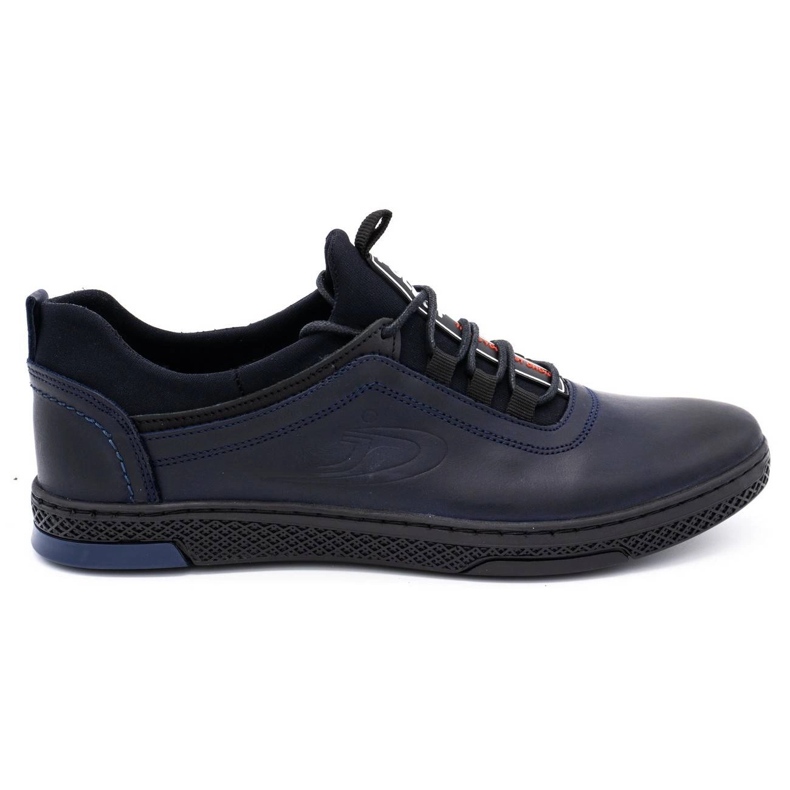 Polbut Zapato casual hombre piel K24 azul marino oscuro
