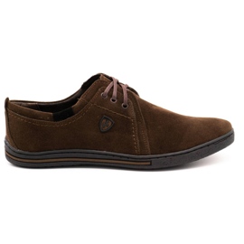 Polbut Zapatos de piel para hombre 343 ante marrón
