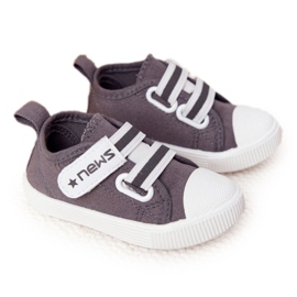EVE Zapatillas Infantiles Con Velcro Gris Novedades EVE Zapatillas Infantiles Con Velcro Gris Novedades