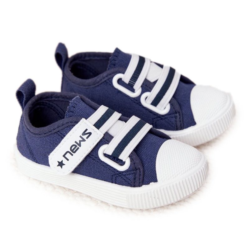 EVE Zapatillas Infantiles Con Velcro Azul Marino Novedades