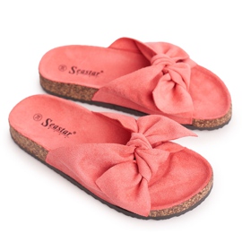 PB2 Pantuflas Coral Infantiles Little Wendy naranja