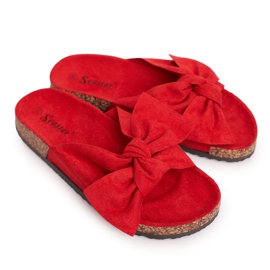 PB2 Chanclas infantiles rojas Little Wendy rojo