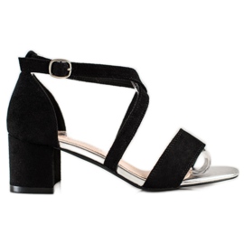 Sandalias de tiras Sergio Leone negro