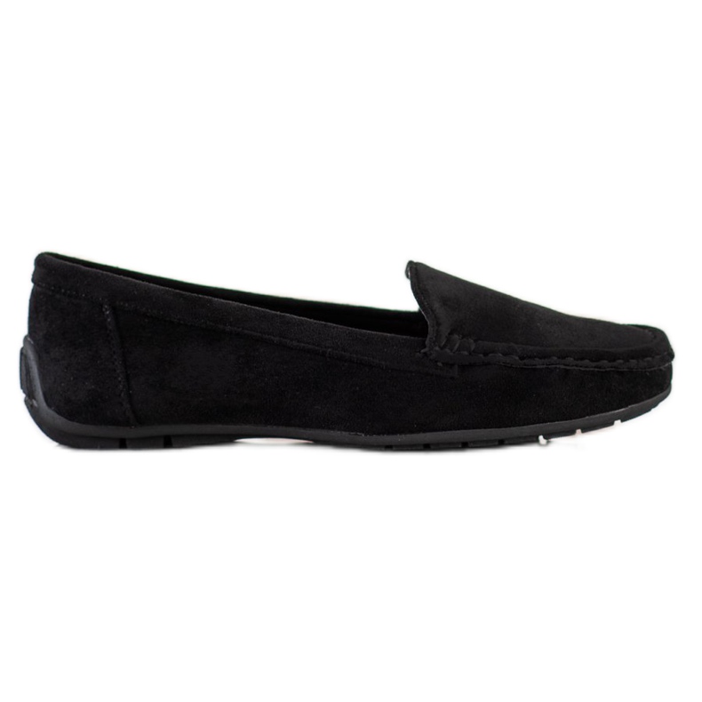 SHELOVET Mocasines de ante negros