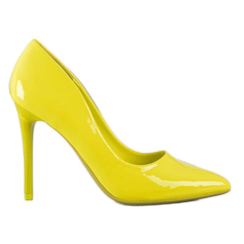 SHELOVET Tacones Altos De Moda amarillo