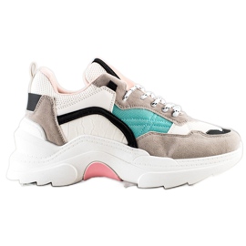 SHELOVET Zapatillas de deporte coloridas de moda multicolor