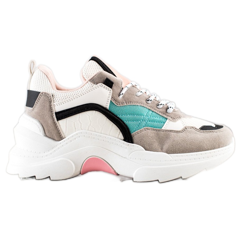 SHELOVET Zapatillas de deporte coloridas de moda multicolor