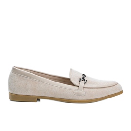 Mocasines Juliette de ante ecológico beige