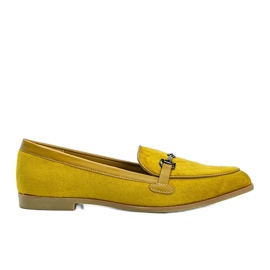 Mocasines mostaza de ante ecológico Juliette amarillo