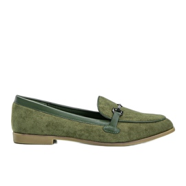 Mocasines Juliette de ante ecológico verde Mocasines Juliette de ante ecológico verde