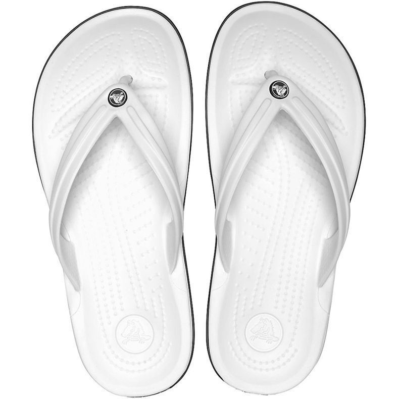 Pantuflas Crocs Crocband Flip blanco 11033100
