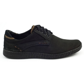 KOMODO Zapatos casual hombre 848 negro marrón