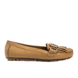 Mocasines de ante ecológico marrón de Maia