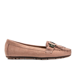 Mocasines de ante ecológico Pink Maia rosado