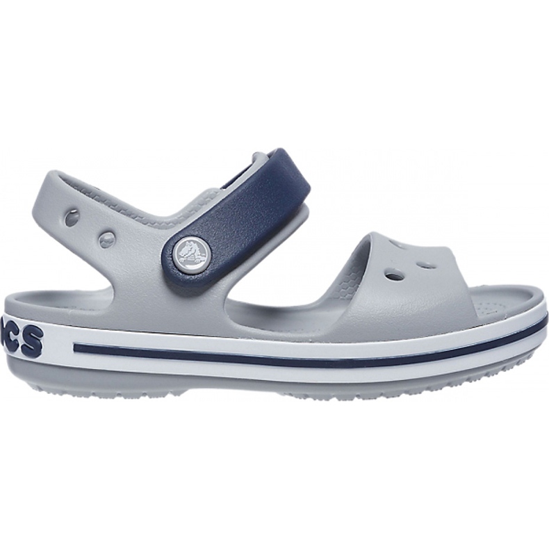 Sandalias Crocs para niños Crosband Sandal Niños, grey-navy blue 12856 01U azul marino gris