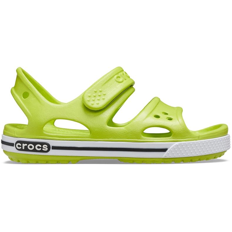 Sandalias Crocs para niños Crocband Ii Sandal lime-black 14854 3T3 verde