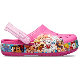 Crocs para niños Fl Paw Patrol Band Zueco rosa 205509670 rosado