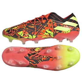 Botas de fútbol adidas Nemeziz Messi.1 Fg M FW7323 azul marino, multicolor multicolor
