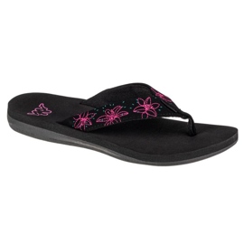 Chanclas Kappa Lagoon W 242484-1122 negro púrpura