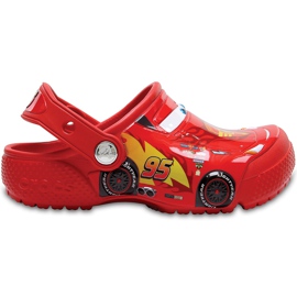Crocs niños Fun Lab Cars Zueco rojo 204116 8C1