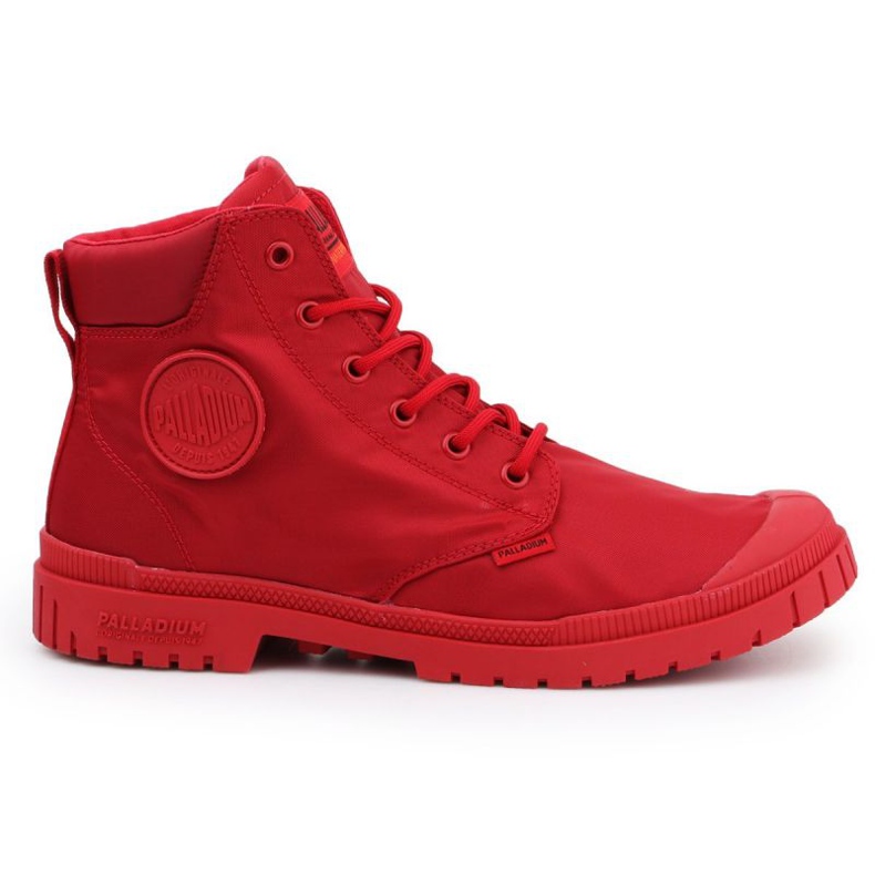Zapatos Palladium Pampa SP20 Cuff Waterproof 76835-614-M rojo