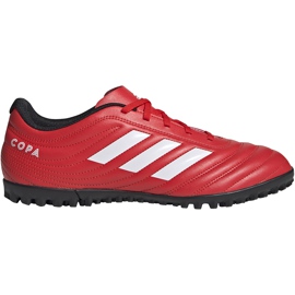 Adidas Copa 20.4 Tf zapatos de fútbol rojo G28521