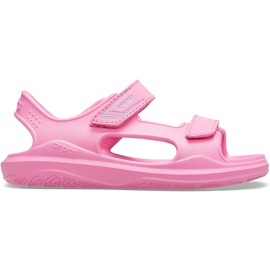 Sandalias Crocs para niños Swiftwater Expedition rosa 206267 6M3 rosado