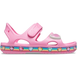Sandalias Crocs para niños Fun Lab Rainbow rosa 206795669 rosado