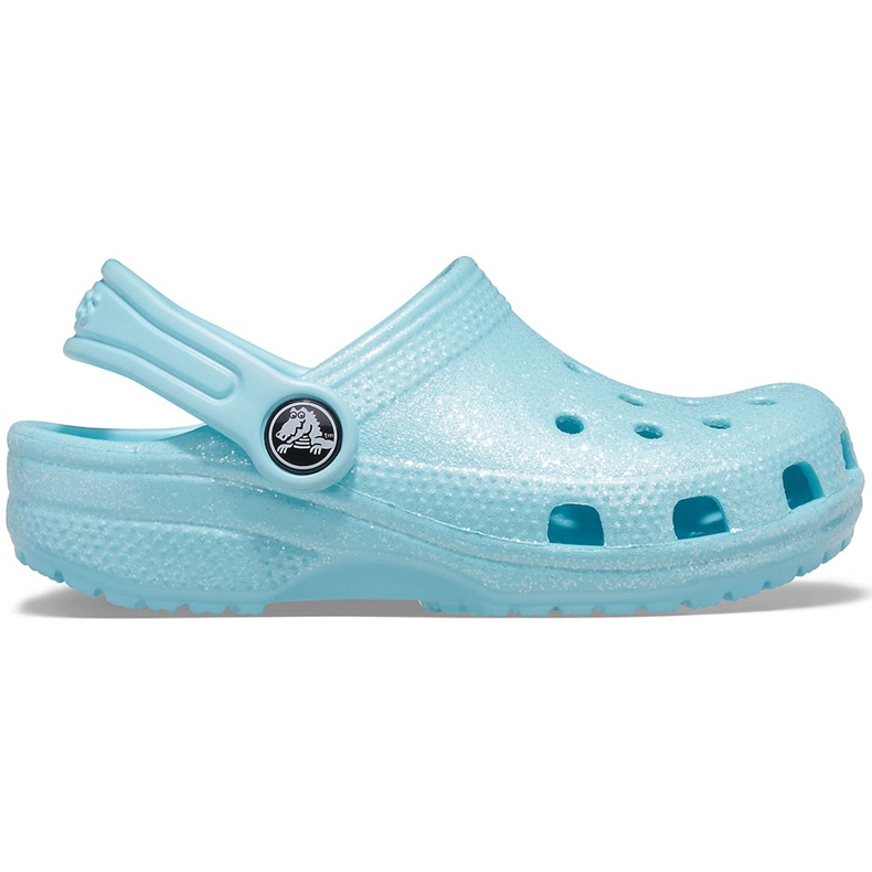 Zueco Crocs Classic Glitter para niños azul 205441 4O9