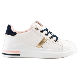 SHELOVET Zapatillas deportivas blanco
