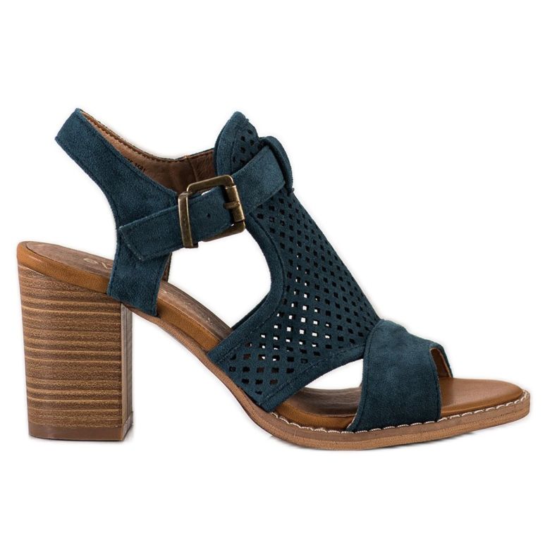Evento Sandalias caladas en la primavera multicolor azul verde