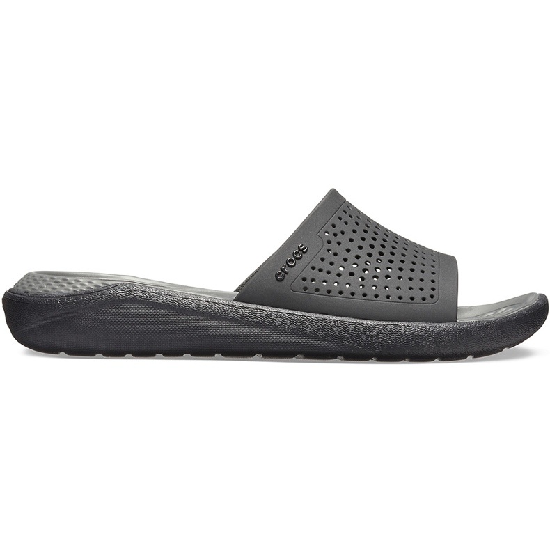 Crocs Literide Slide negro-gris 205183 0DD