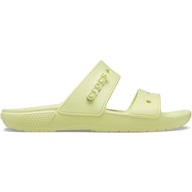Pantuflas Crocs Classic Amarillo 206761 3U4 verde