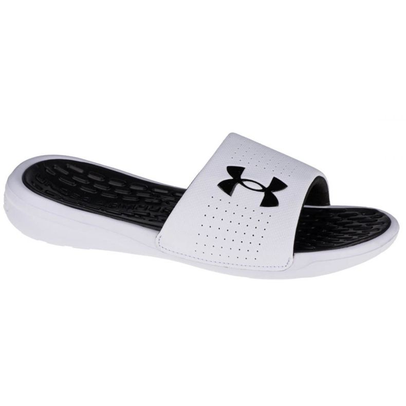 Under Armour Playmaker Fixed Slides M 3000061-102 blanco