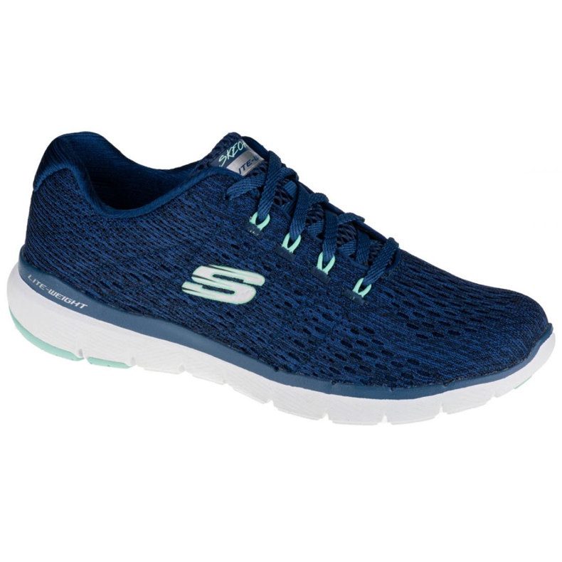 Satélites Skechers Flex Appeal 3.0 W 13064-NVGR azul marino Satélites Skechers Flex Appeal 3.0 W 13064-NVGR azul marino
