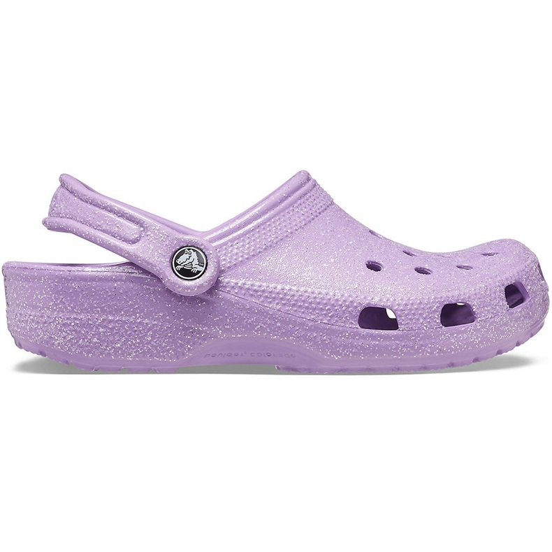 Zueco Crocs Classic Glitter Violet para mujer 205942 5PR violeta