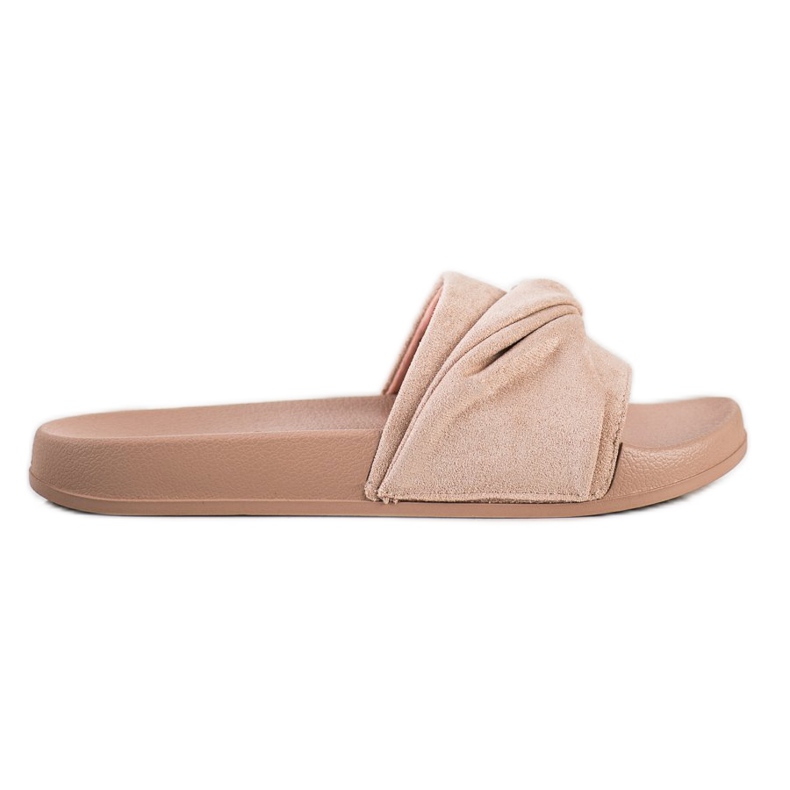 Cómodas pantuflas de gamuza VINCEZA marrón