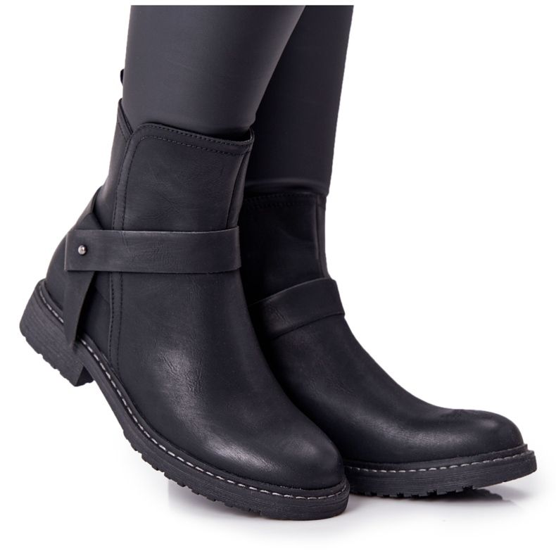 PJ1 Botas de abrigo negras para mujer Workers Alivia negro PJ1 Botas de abrigo negras para mujer Workers Alivia negro