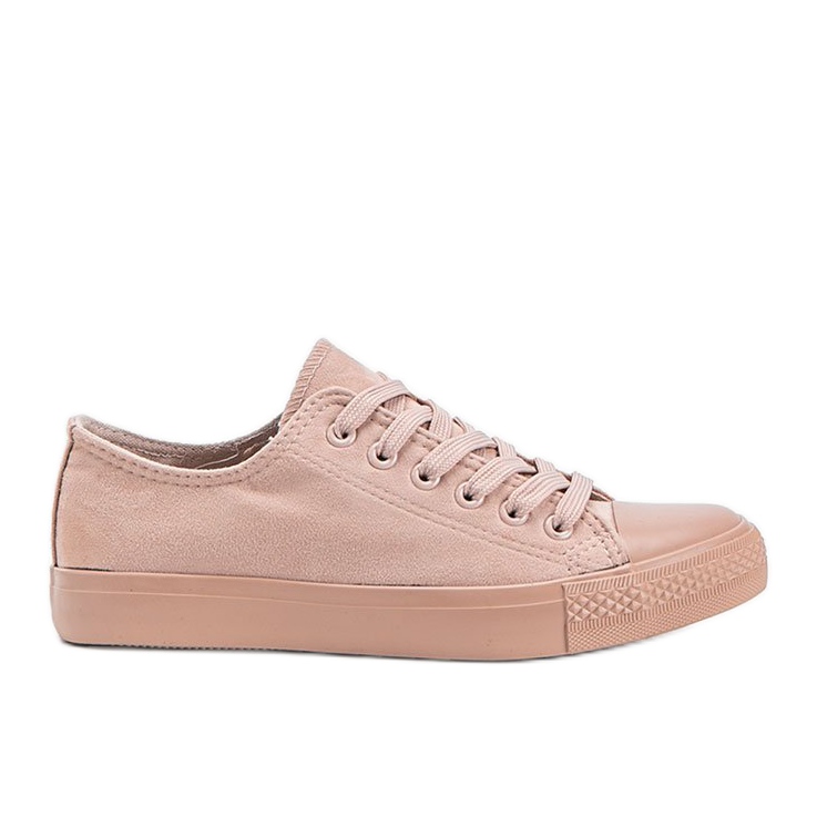 Zapatillas Mara de ante ecológico rosa rosado