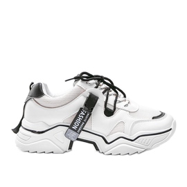 Zapatillas deportivas Kenia en blanco y negro