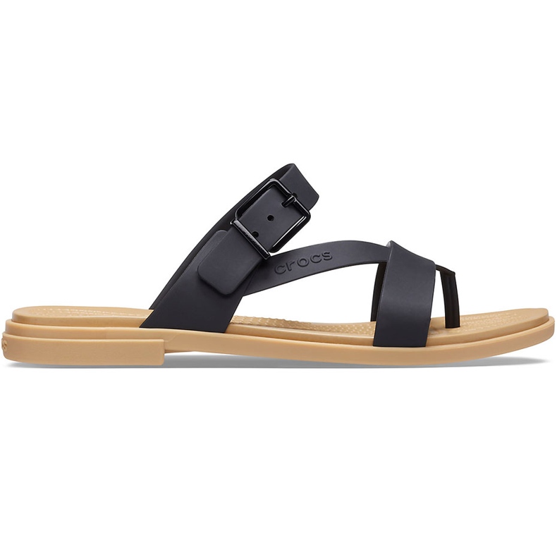 Sandalias Crocs Mujer Tulum Toe Post Negro 206108 00W