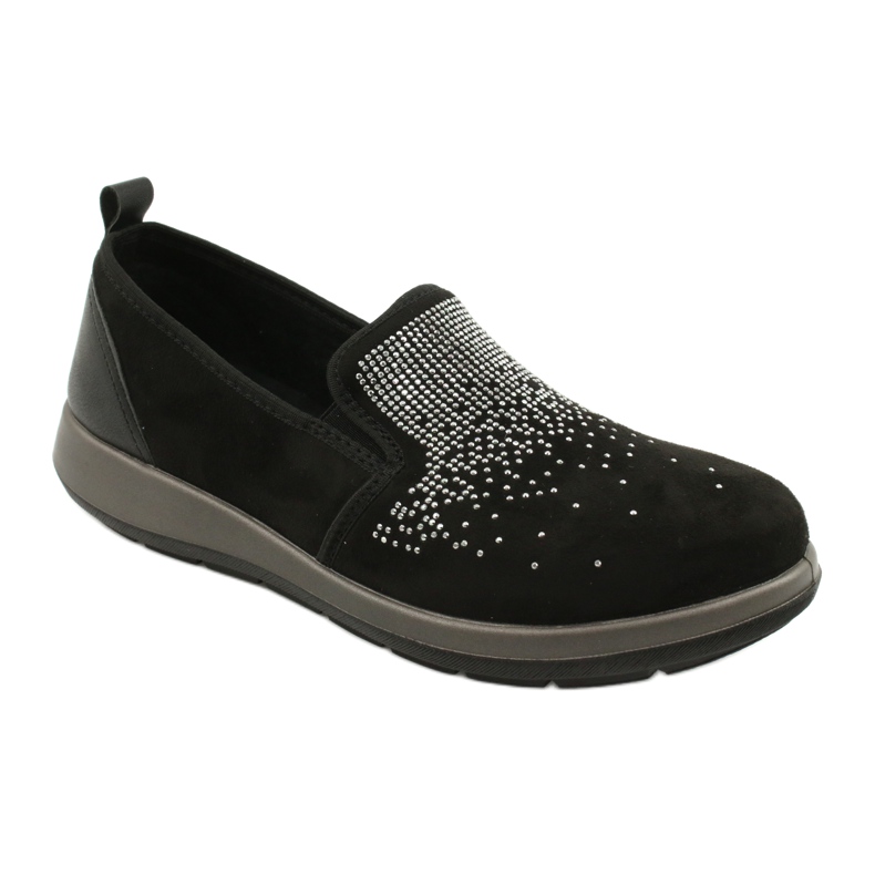 Zapatos de mujer befado 156D004 negro plata