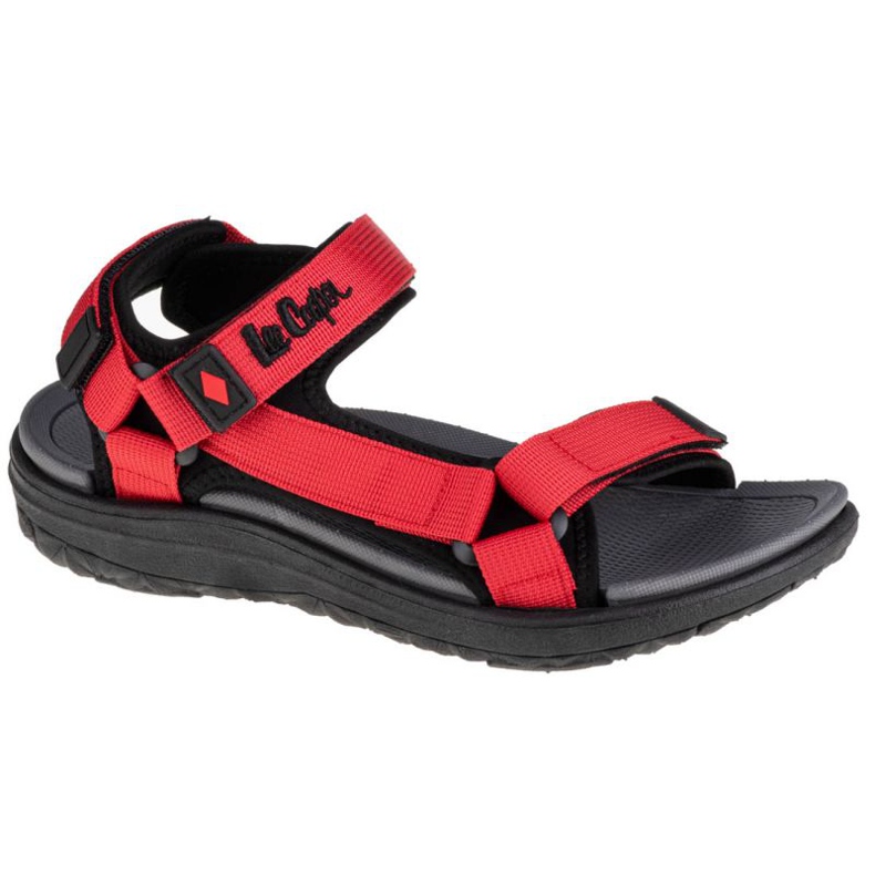 Sandalias para mujer Lee Cooper W LCW-21-34-0207L negro rojo