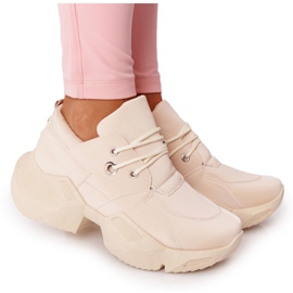 PS1 Zapatillas de mujer con suela maciza Bubbly Beige