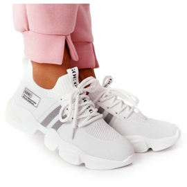 Calcetines Deportivos Mujer GOE HH2N4016 Blanco negro