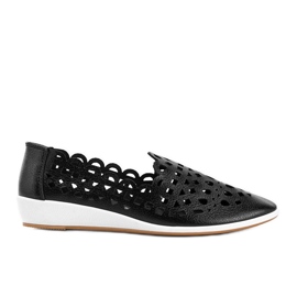 Zapatillas caladas negras de Brandi negro Zapatillas caladas negras de Brandi negro