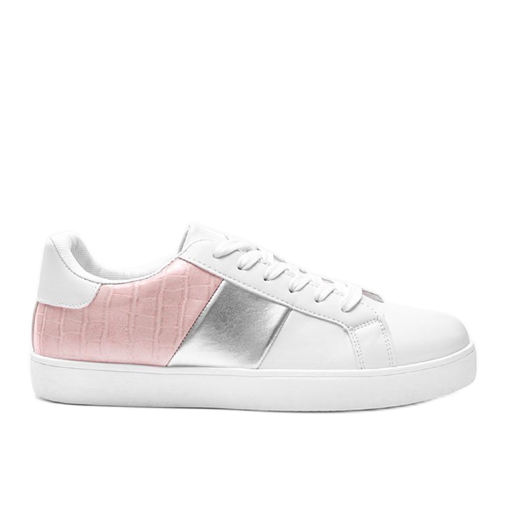 Zapatillas Haille en blanco y rosa pastel