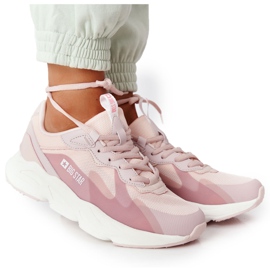 Zapatos deportivos de mujer Memory Foam Big Star HH274811 Rosa rosado