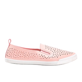 Zapatillas Maegan rosa caladas rosado